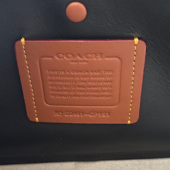 Coach Tabby 33 in Black and Gold - Picture 9 of 14